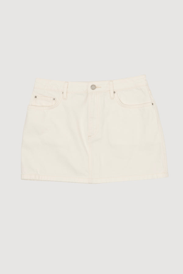 Re-Worn Womens Denim Mini Skirt