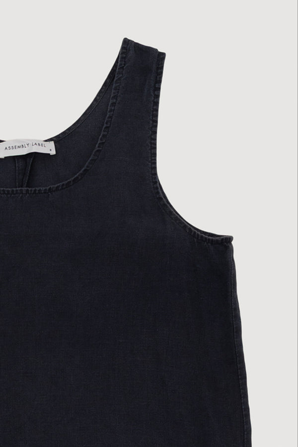 Re-Worn Womens Linen Dress