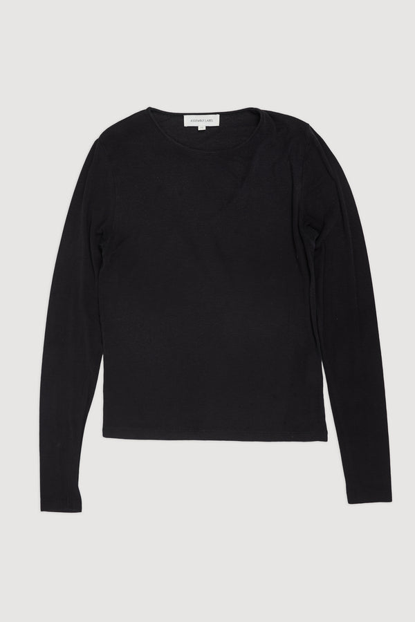 Re-Worn Womens Wool Blend Textured Long Sleeve Top