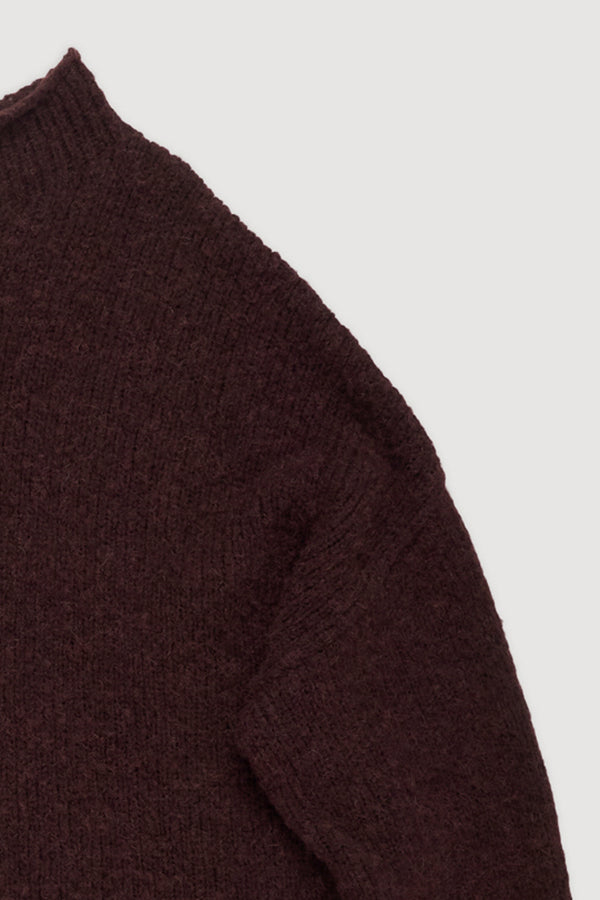 Re-Worn Womens Wool Blend Textured Sweater