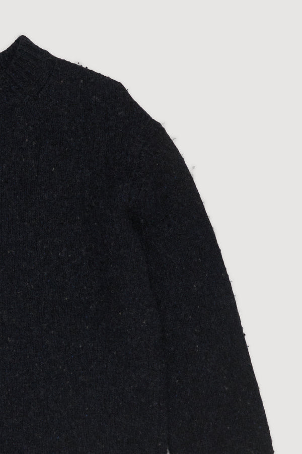 Re-Worn Mens Merino Wool Blend Textured Sweater