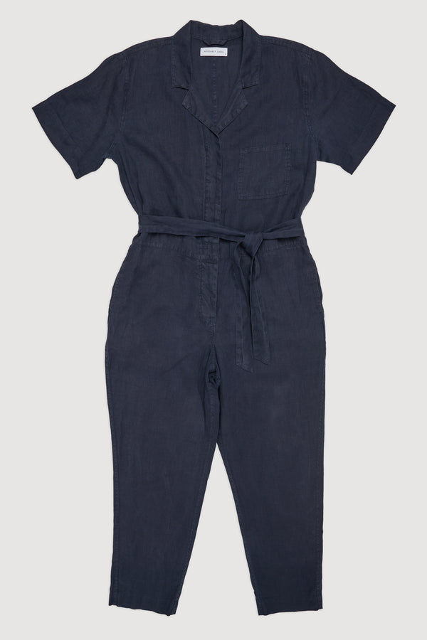 Re-Worn Womens Linen Jumpsuit