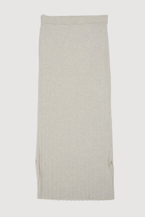 Re-Worn Womens Wool Blend Textured Skirt