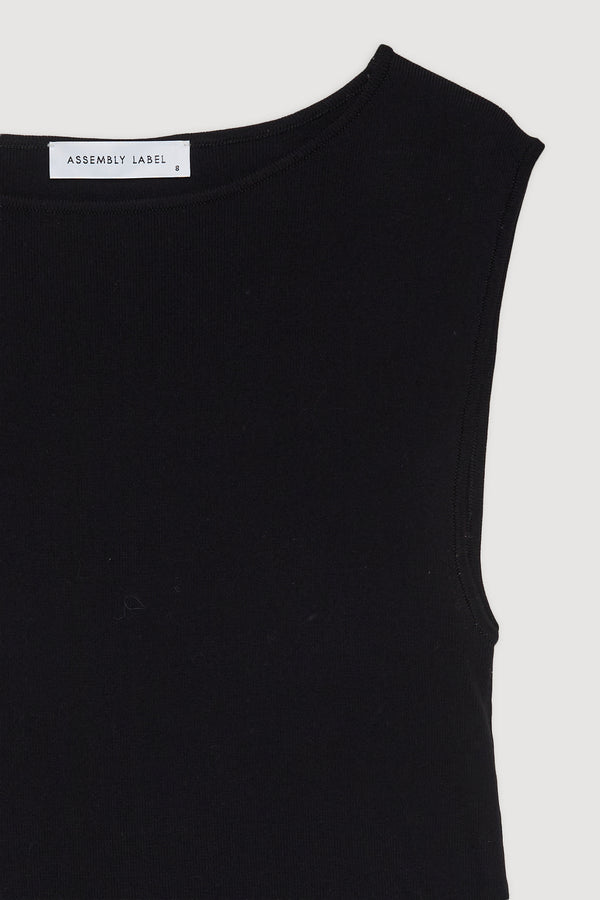 Re-Worn Womens Cotton Blend Textured Tank