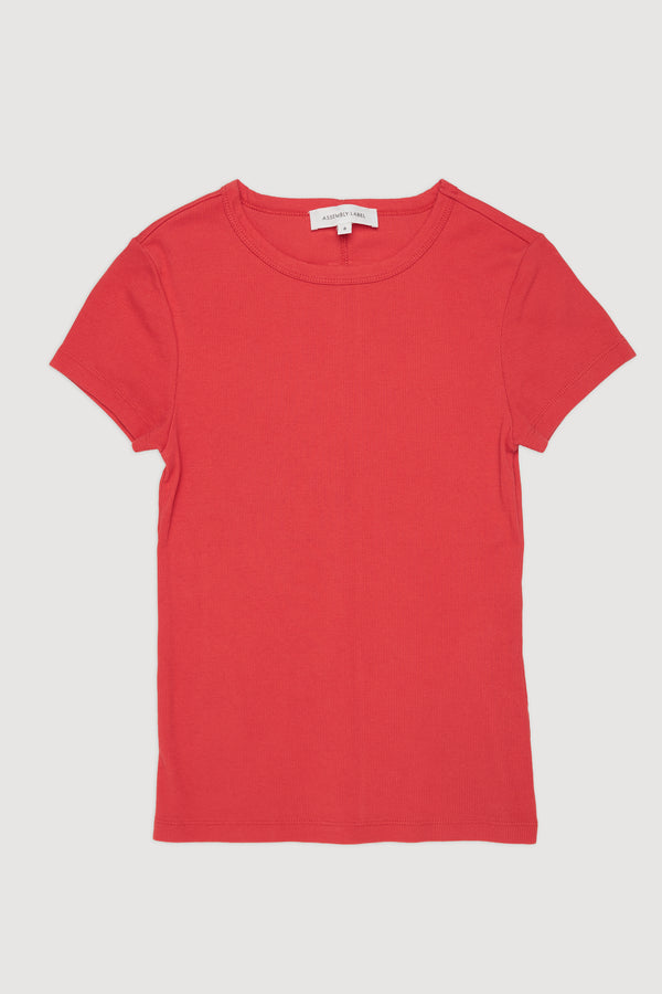 Re-Worn Womens Cotton Blend Textured Tee