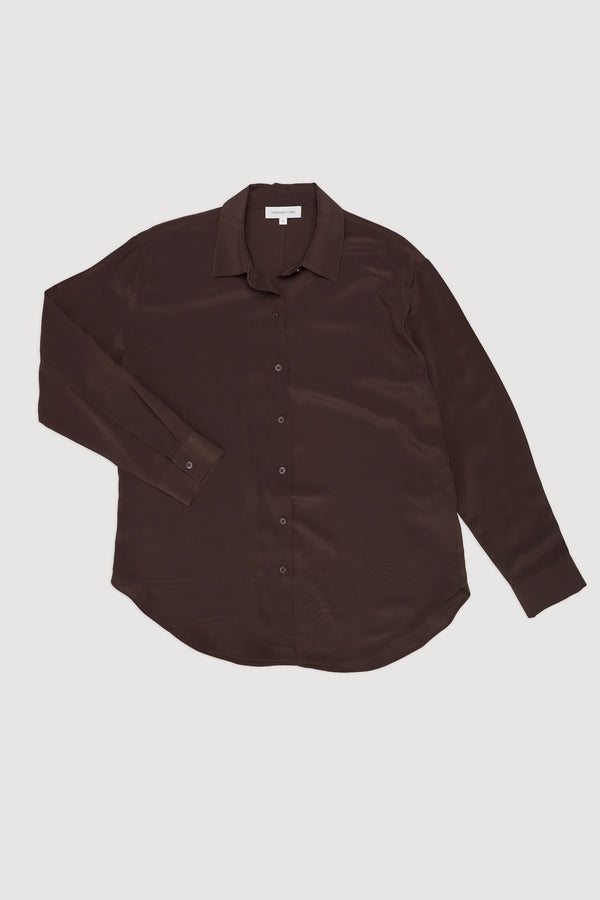 Re-Worn Womens Silk Long Sleeve Shirt
