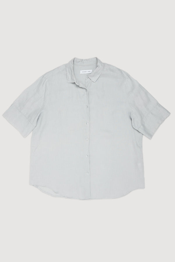 Re-Worn Womens Linen Long Sleeve Shirt