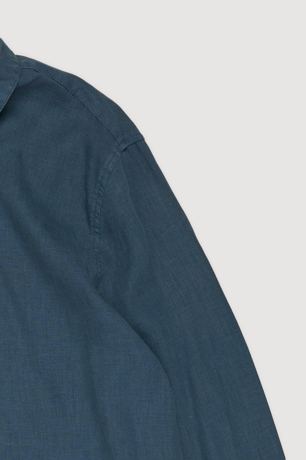 Re-Worn Mens Linen Long Sleeve Shirt