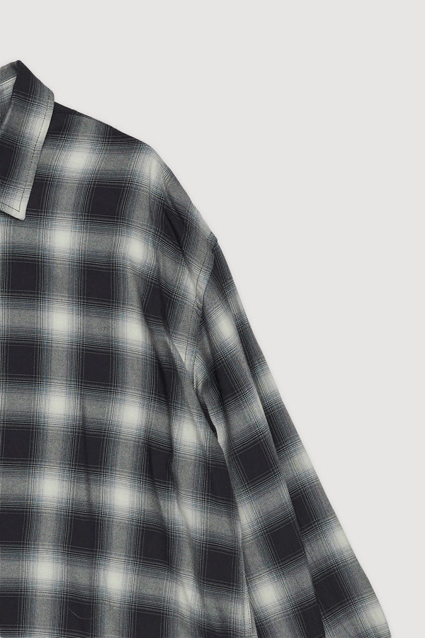 Re-Worn Mens Viscose Stripe Long Sleeve Shirt