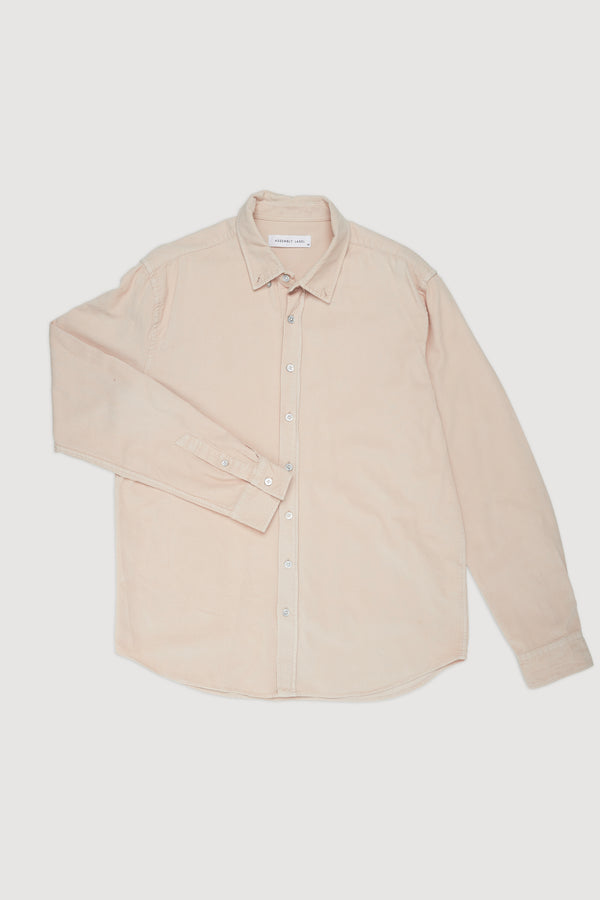 Re-Worn Mens Cotton Cord Long Sleeve Shirt