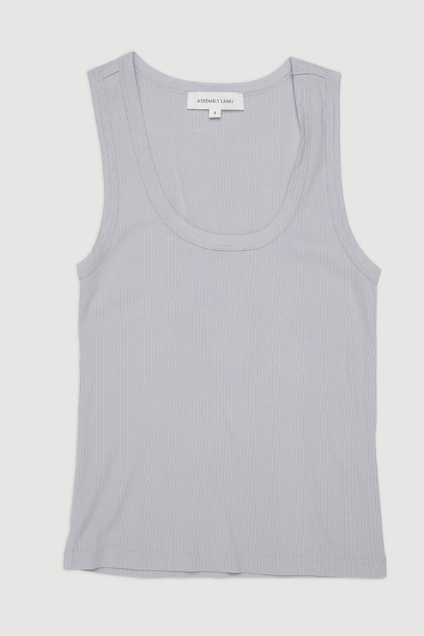 Re-Worn Womens Cotton Blend Textured Tank
