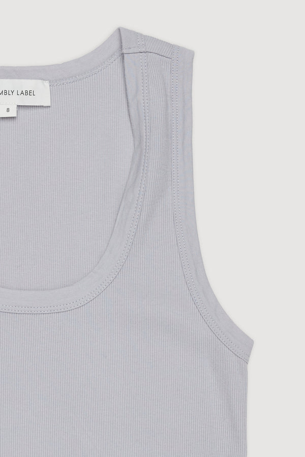 Re-Worn Womens Cotton Blend Textured Tank