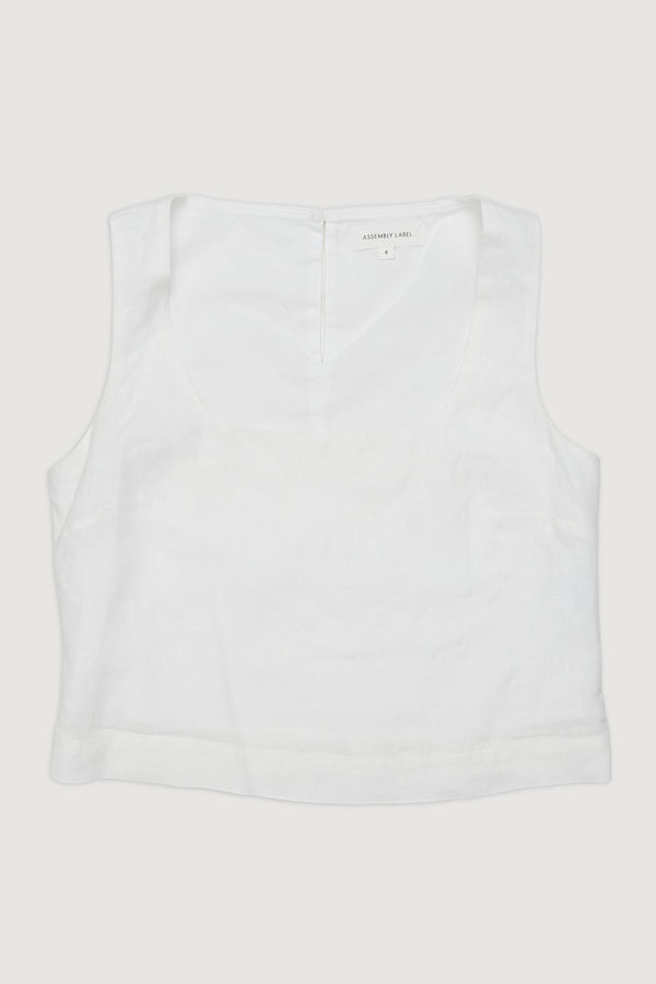 Re-Worn Womens Linen Top