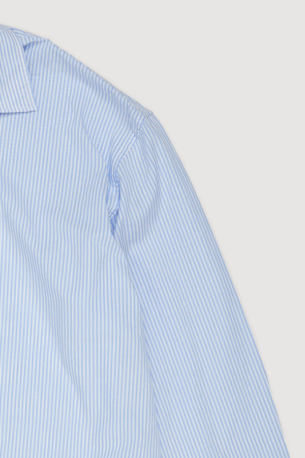 Re-Worn Womens Cotton Stripe Long Sleeve Shirt