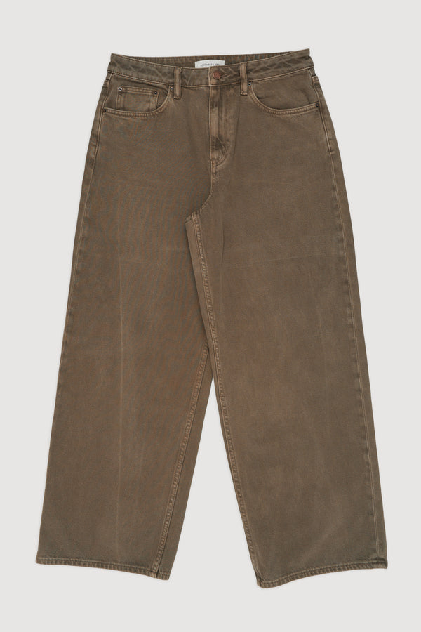 Re-Worn Womens Denim Straight Leg Jean