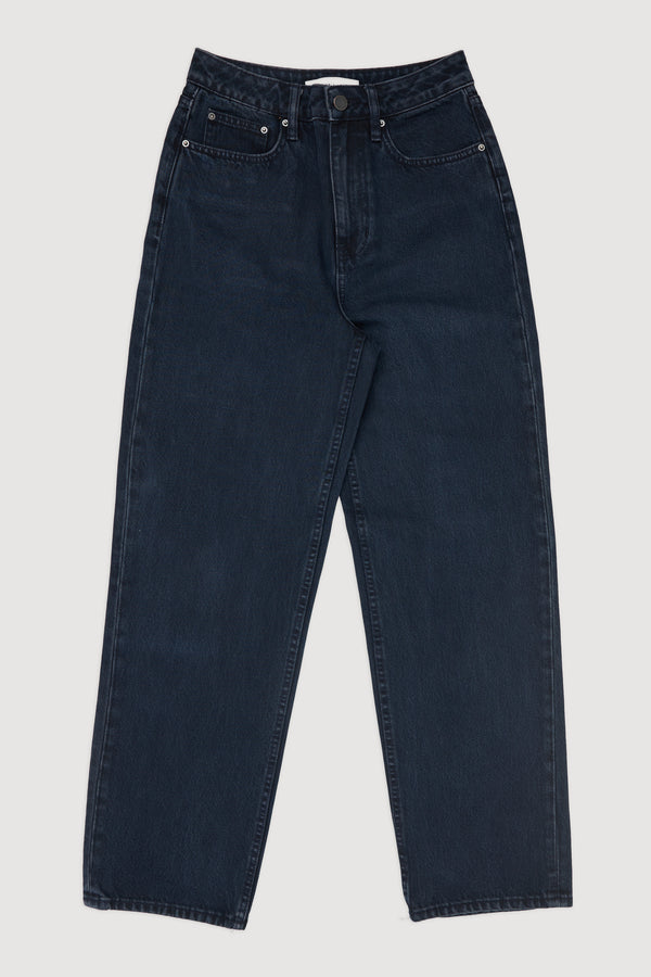 Re-Worn Womens Cotton Denim Straight Leg Jean