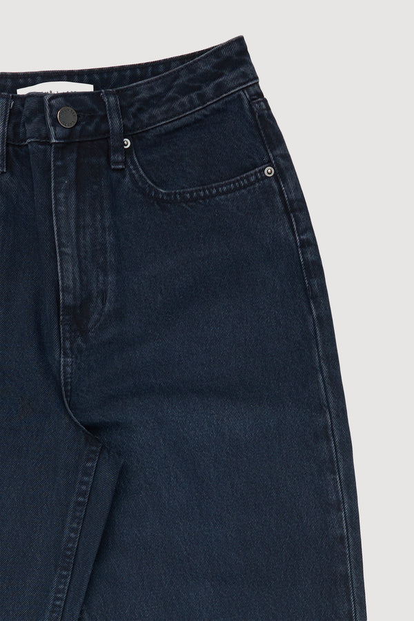 Re-Worn Womens Cotton Denim Straight Leg Jean