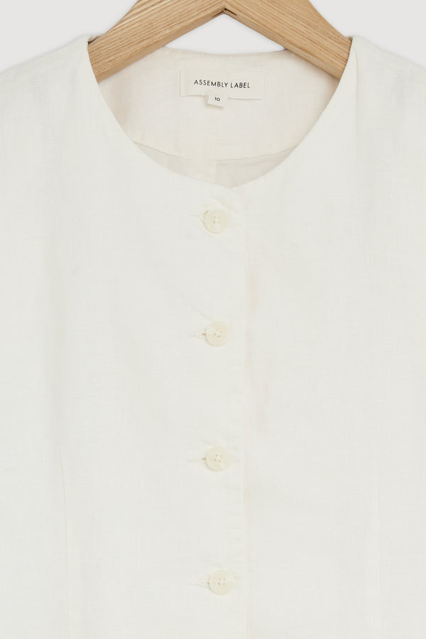 Re-Worn Womens Linen Top