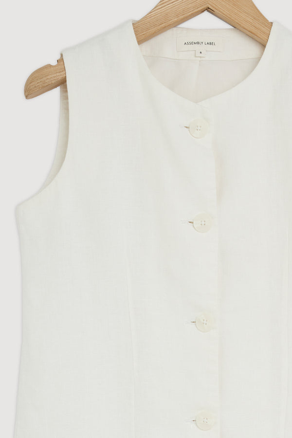 Re-Worn Coralie Linen Mini Dress