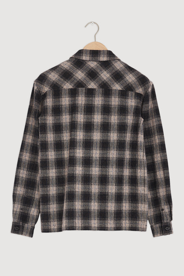 Re-Worn Mens Cotton Textured Long Sleeve Shirt