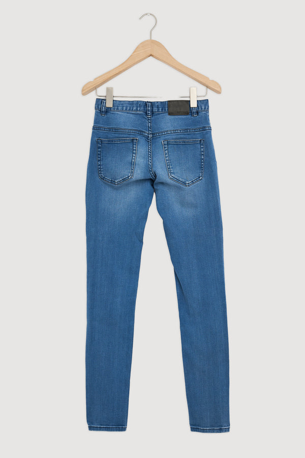 Re-Worn Womens Denim Straight Leg Jean