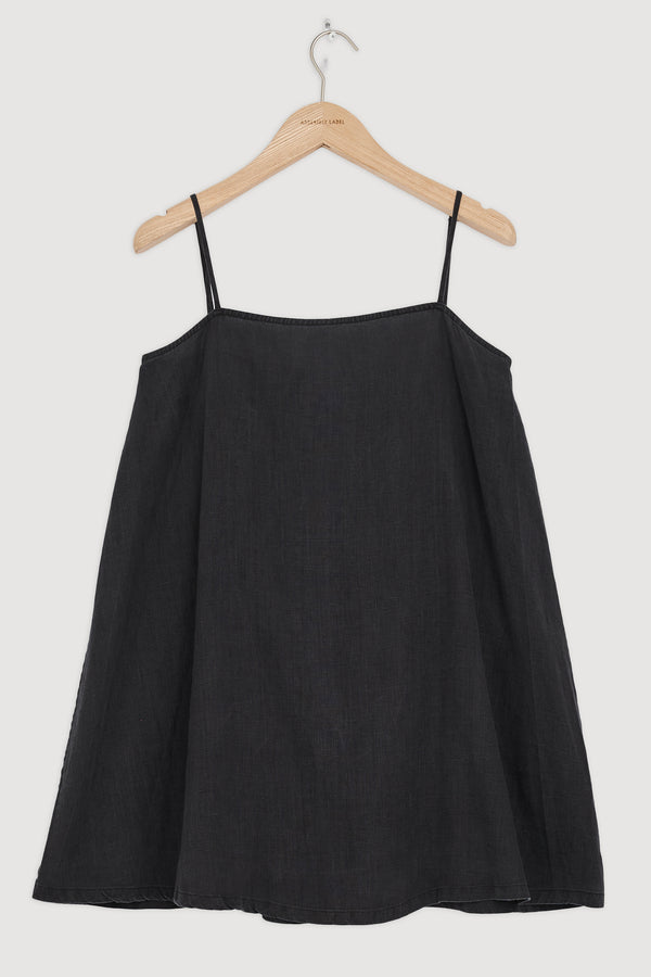 Re-Worn Womens Linen Mini Dress