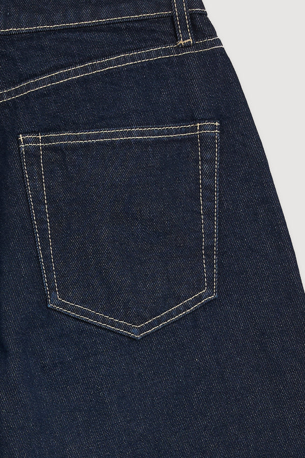 Re-Worn Womens Denim Wide Leg Jean