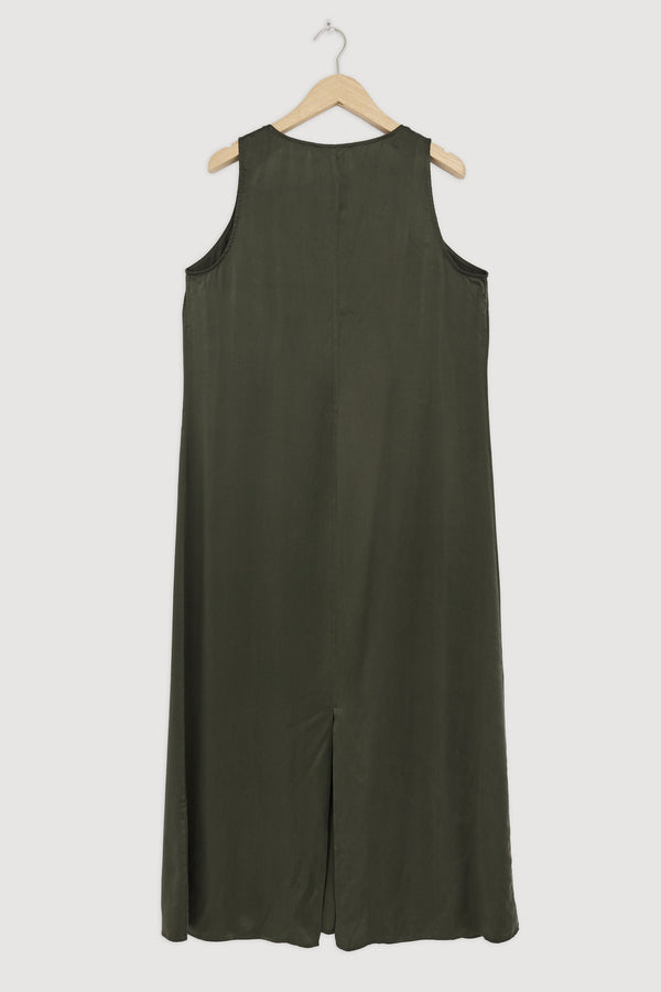 Re-Worn Womens Pippa Silk Tank Dress