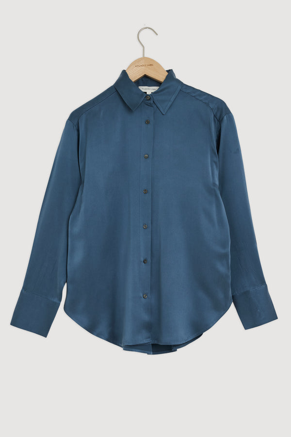 Re-Worn Womens Silk Long Sleeve Shirt