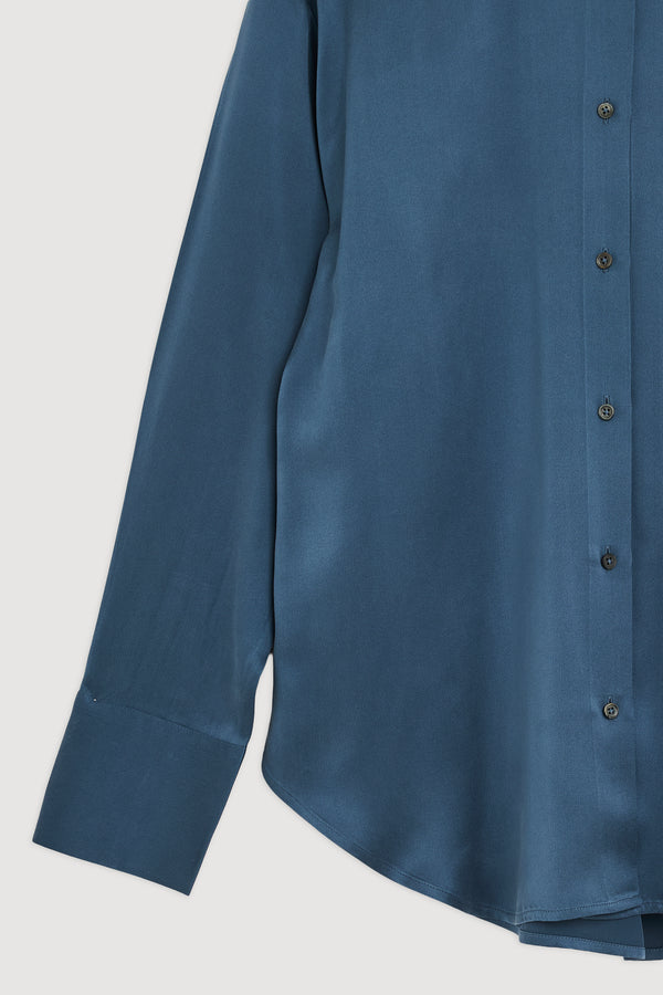 Re-Worn Womens Silk Long Sleeve Shirt