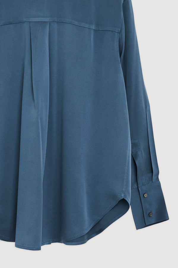 Re-Worn Womens Silk Long Sleeve Shirt