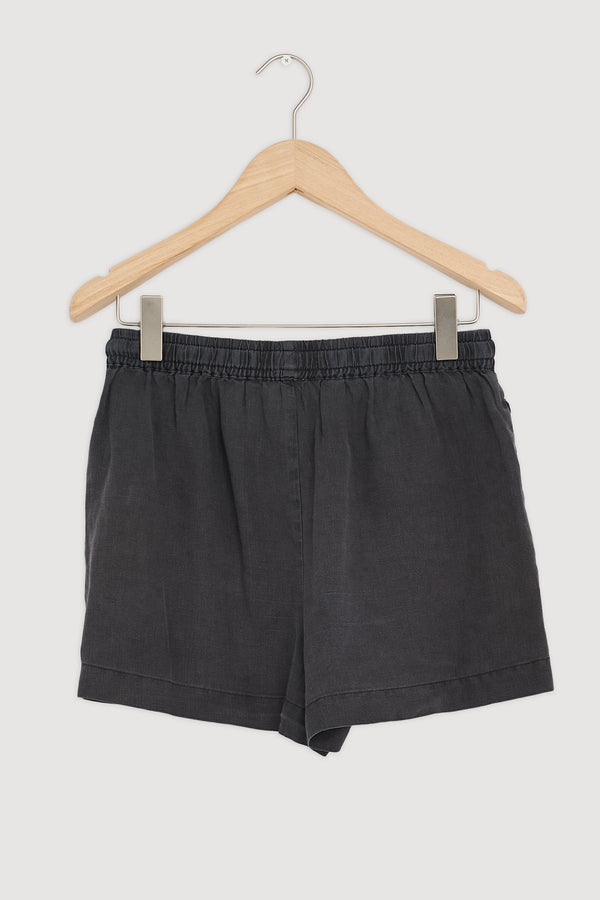 Re-Worn Womens Linen Relaxed Short