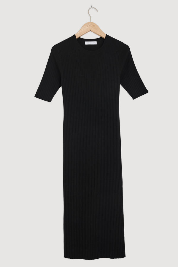 Re-Worn Womens Wool Textured Dress