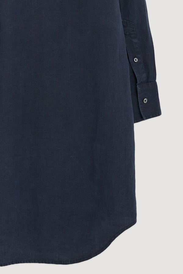 Re-Worn Womens Linen Shirt Dress