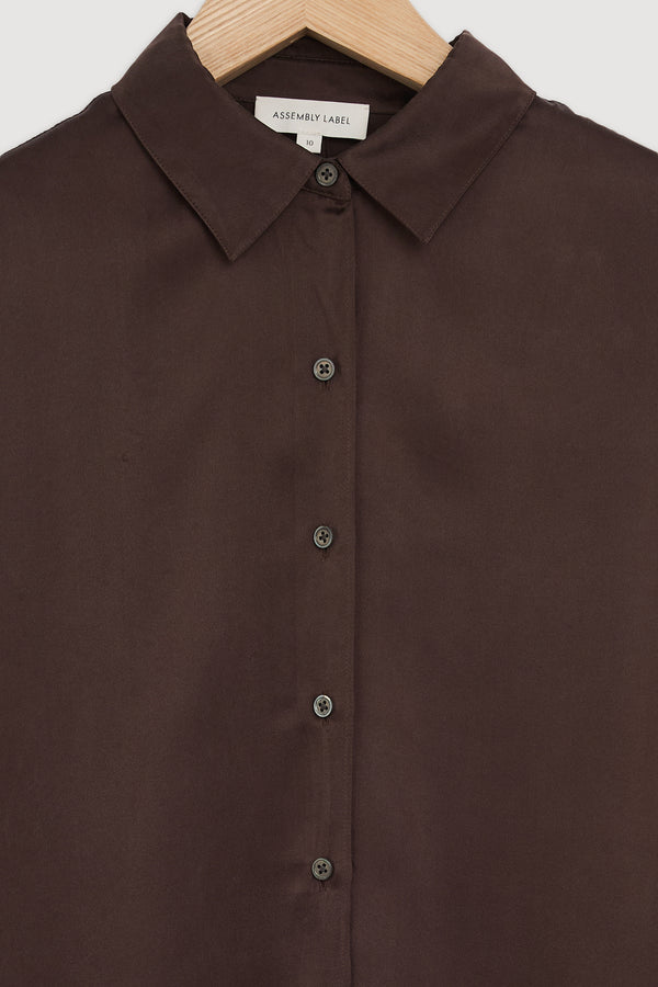Re-Worn Womens Silk Long Sleeve Shirt