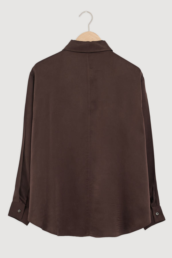 Re-Worn Womens Silk Long Sleeve Shirt
