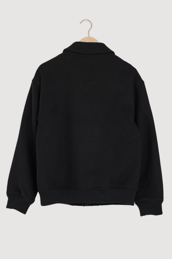Re-Worn Mens Harrington Wool Bomber Jacket