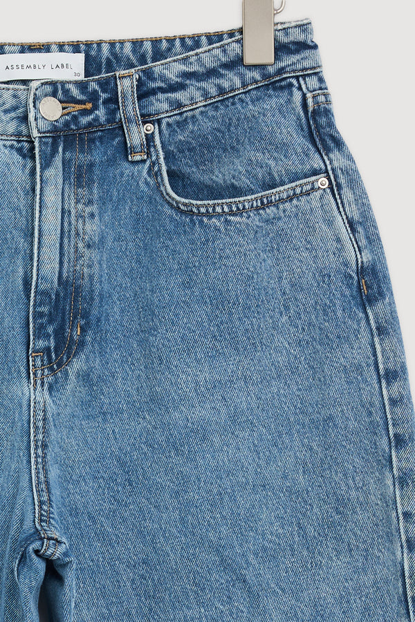 Re-Worn Womens Denim Relaxed Jean