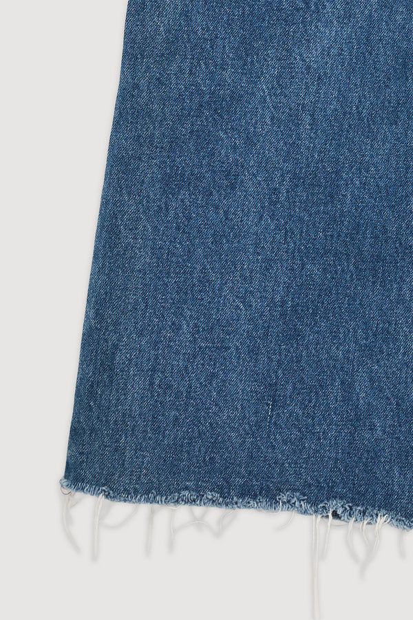 Re-Worn Womens Cotton Denim Straight Leg Jean