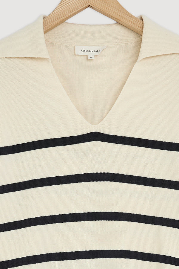 Re-Worn Womens Cotton Stripe Sweater