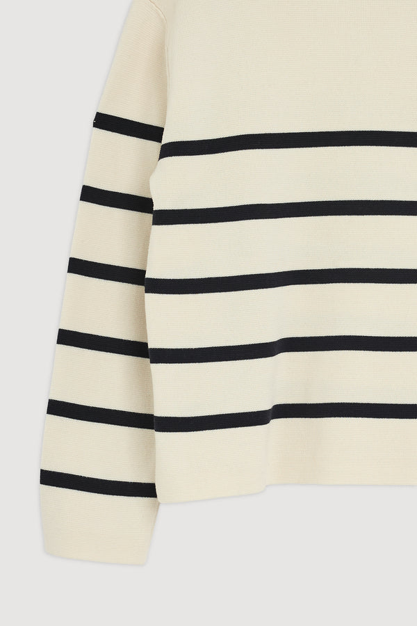 Re-Worn Womens Cotton Stripe Sweater