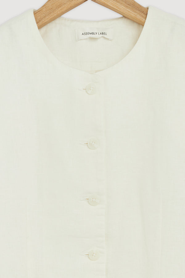 Re-Worn Calla Linen Top