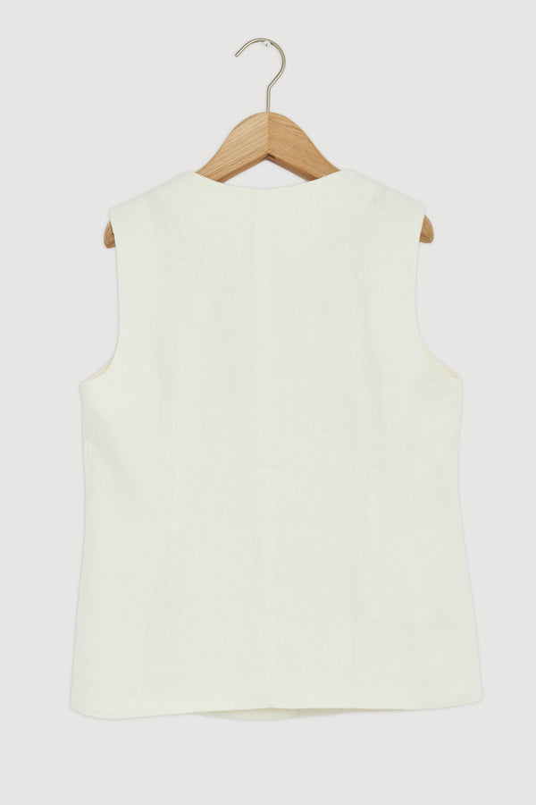 Re-Worn Calla Linen Top