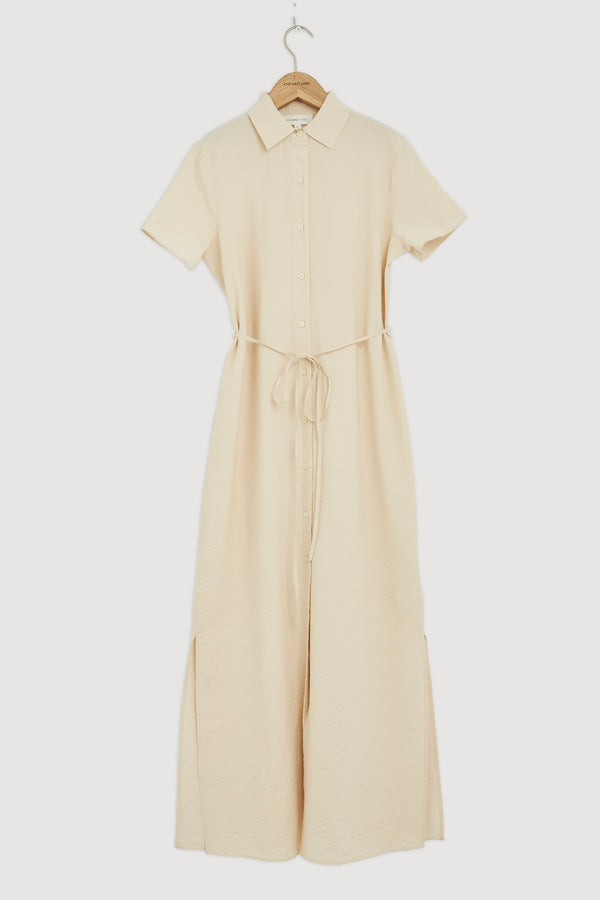 Re-Worn Heather Silk Blend Shirt Dress
