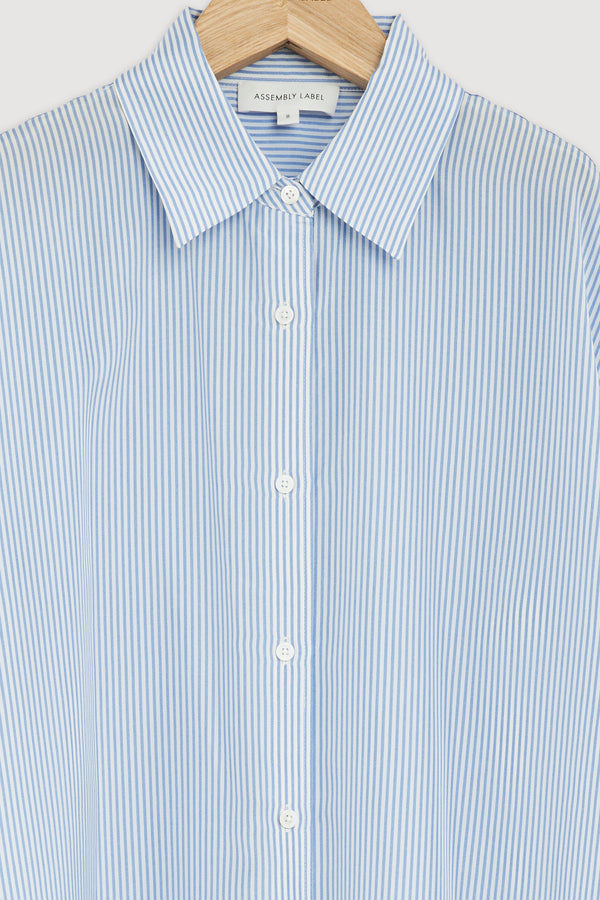 Re-Worn Spencer Stripe Silk Shirt