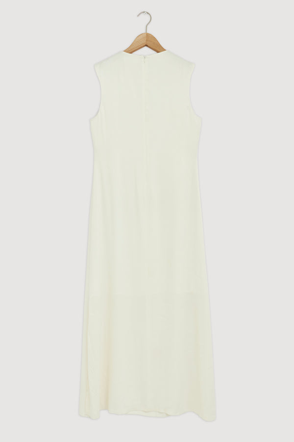 Re-Worn Leah Asymmetric Drape Maxi Dress