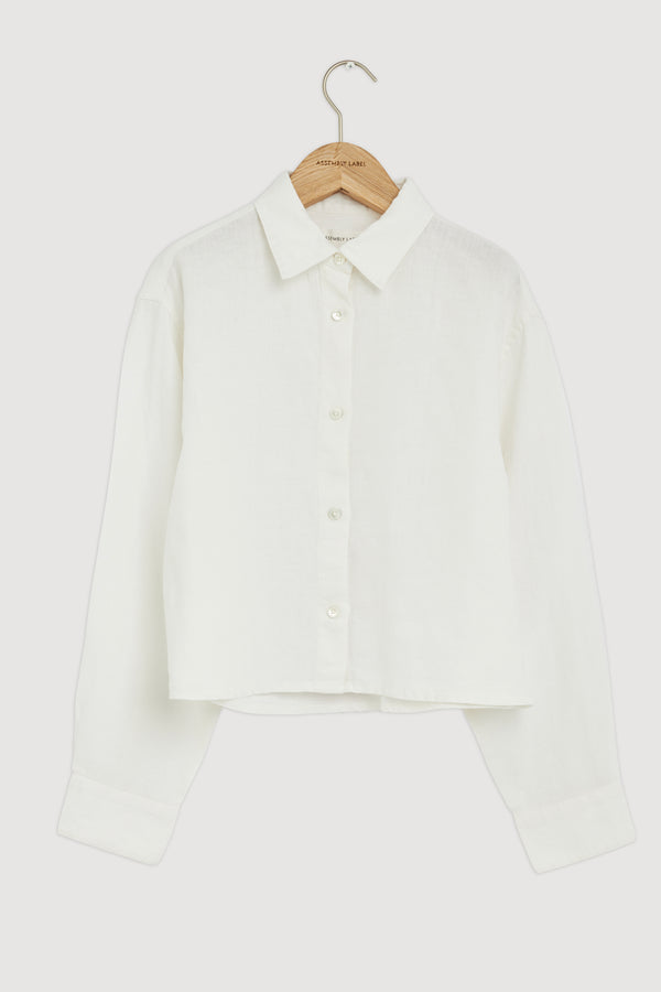 Re-Worn Lilah Linen Boxy Shirt