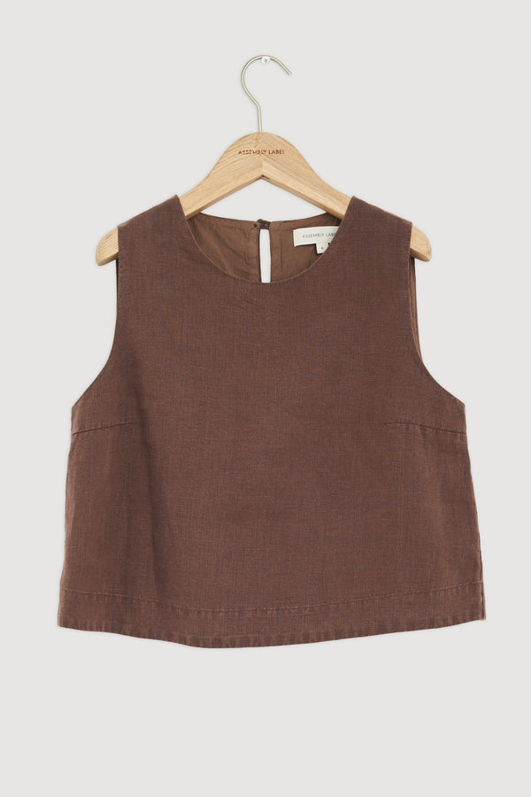 Re-Worn Estelle Linen Top