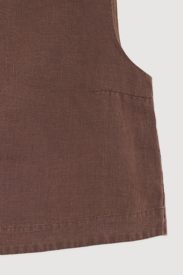 Re-Worn Estelle Linen Top