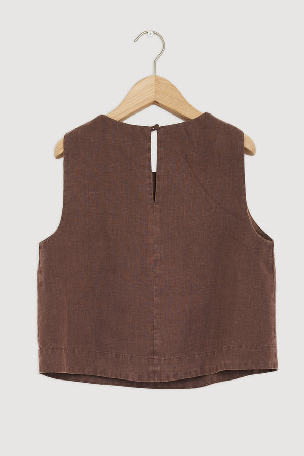 Re-Worn Estelle Linen Top